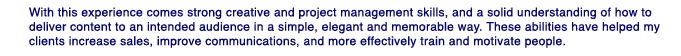 ÒSophisticated, elegant, effective.  Alan captured the essence of our communications business in 